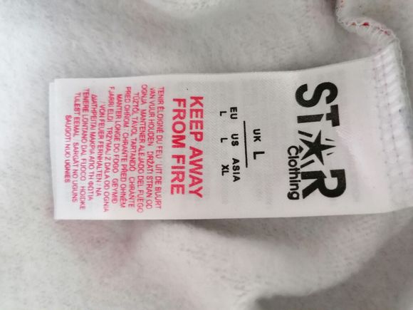 Star Unisex Christmas Sweatshirt L 42 Inch Chest Grey And Multi - Picture 8 of 12